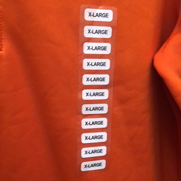 Zeroxposur men’s 3/4 zip orange jacket size XL - Picture 3 of 7